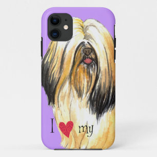 I Love my Lhasa Apso iPhone 11 Case