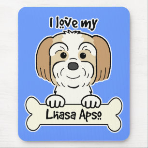 I Love My Lhasa Apso Mouse Pad