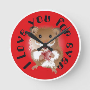 I love my little hamster clock
