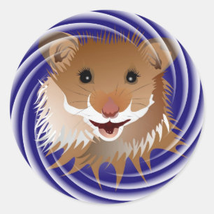 I love my little hamster sticker