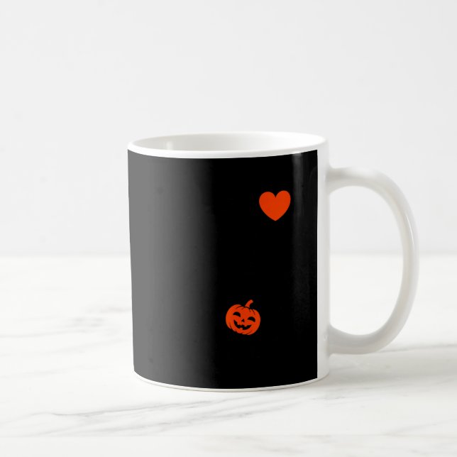 I Love My Little Pumpkin Halloween Pregnancy Revea Coffee Mug (Right)