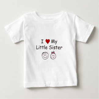 I Love My Little Sister! Baby T-Shirt