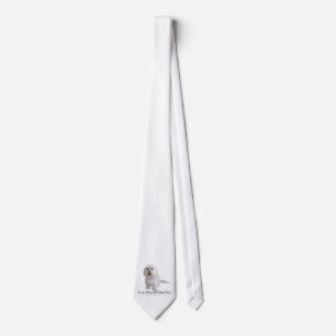 I Love My Little White Dog - Havanese Tie