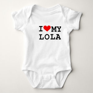 I love my lola baby bodysuit