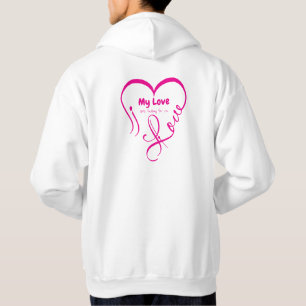 I Love My Love 🖤: Still falling for you Hoodie
