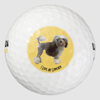I Love My Lowchen Golf Balls
