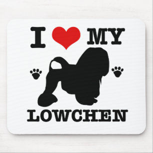 I Love my Lowchen Mouse Pad
