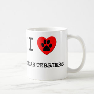 I LOVE MY LUCAS TERRIERS COFFEE MUG