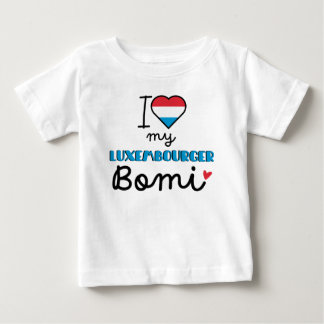 I Love My Luxembourger Bomi cute Baby T-Shirt