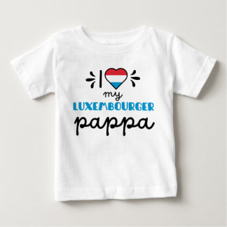 I Love My Luxembourger Pappa cute Baby T-Shirt