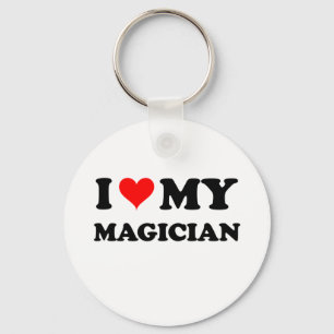 I Love My Magician Key Ring