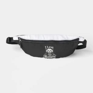 I Love My Maltipoo Dog Lover Bum Bags