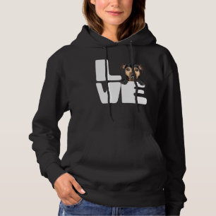 I Love My Manchester Terrier Dog Hoodie