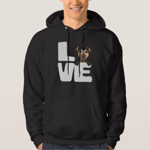 I Love My Manchester Terrier Dog Hoodie