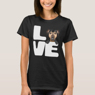 I Love My Manchester Terrier Dog T-Shirt
