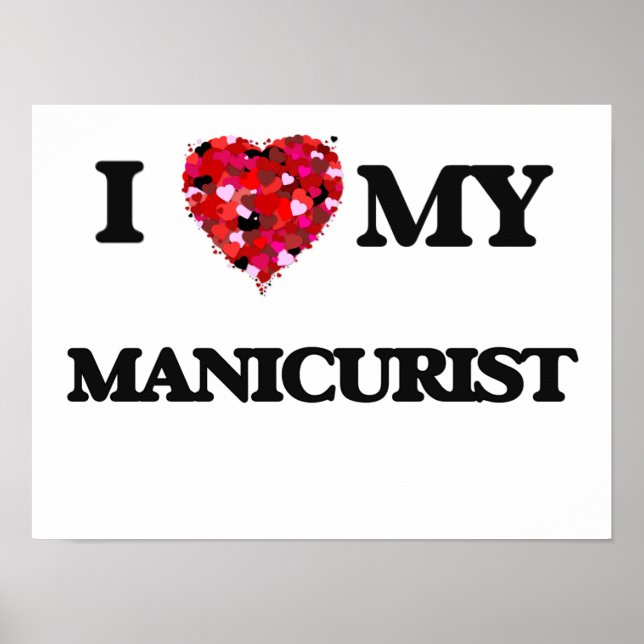 I love my Manicurist Poster (Front)