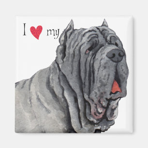 I Love my Mastino Magnet