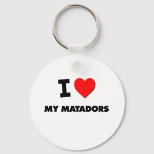 I Love My Matadors Key Ring