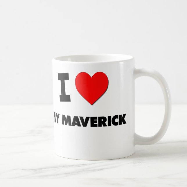I Love My Maverick Coffee Mug (Right)
