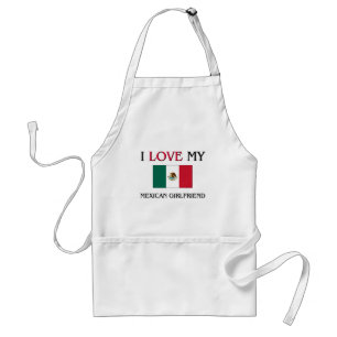 I Love My Mexican Girlfriend Standard Apron