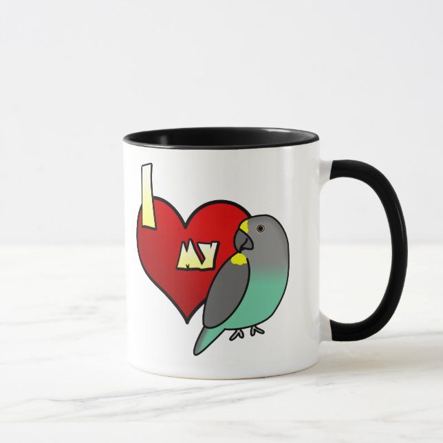 I Love my Meyers Parrot Mug (Right)