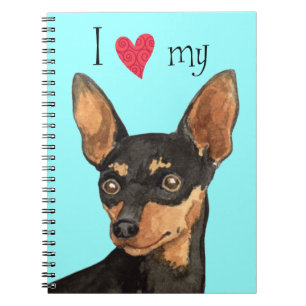 I Love my Min Pin Notebook