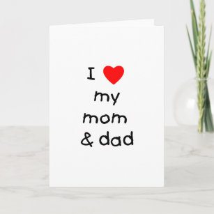 Mum And Dad Cards | Zazzle AU