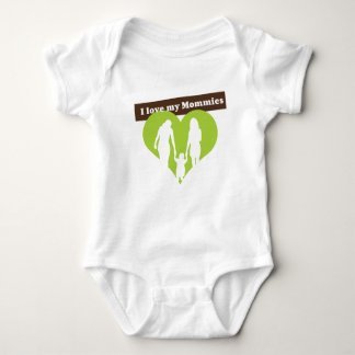 I Love My Mommies Baby Bodysuit