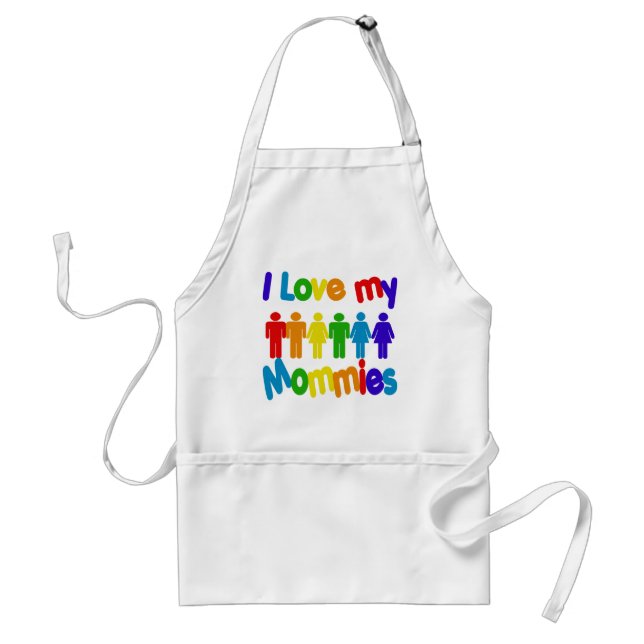 I Love my Mommies Standard Apron (Front)