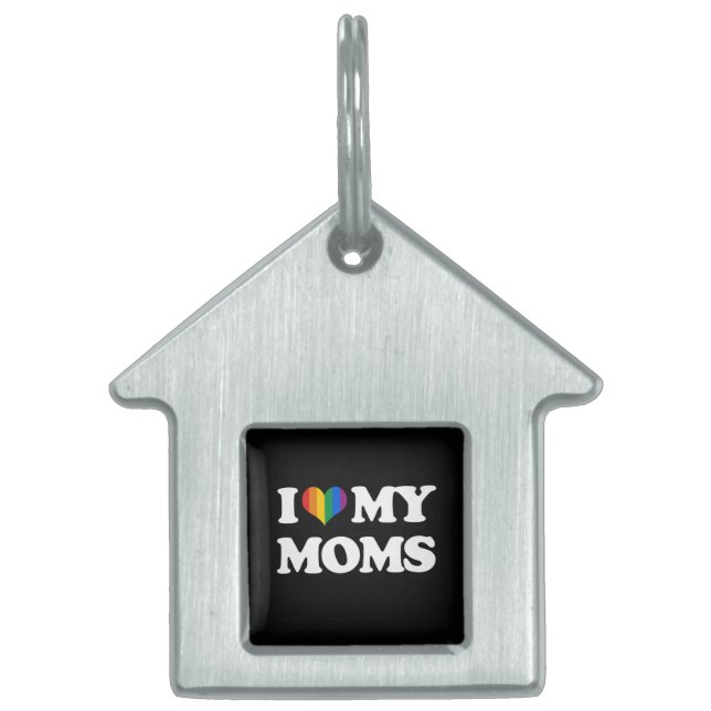 I LOVE MY MOMS PET NAME TAG (Front)