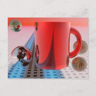I love my morning coffee postcard