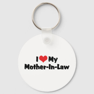 I Love My Mother-In-Law Keychain
