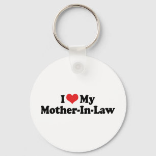I Love My Mother-In-Law Keychain