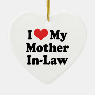I Love My Mother-In-Law Ornament