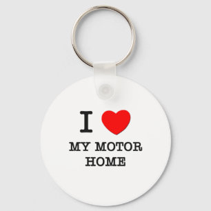 I Love My Motor Home Key Ring