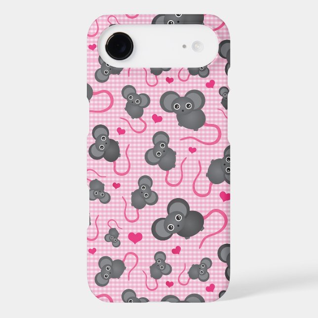 I love my mouse pattern in pink Case-Mate samsung galaxy case (Back)