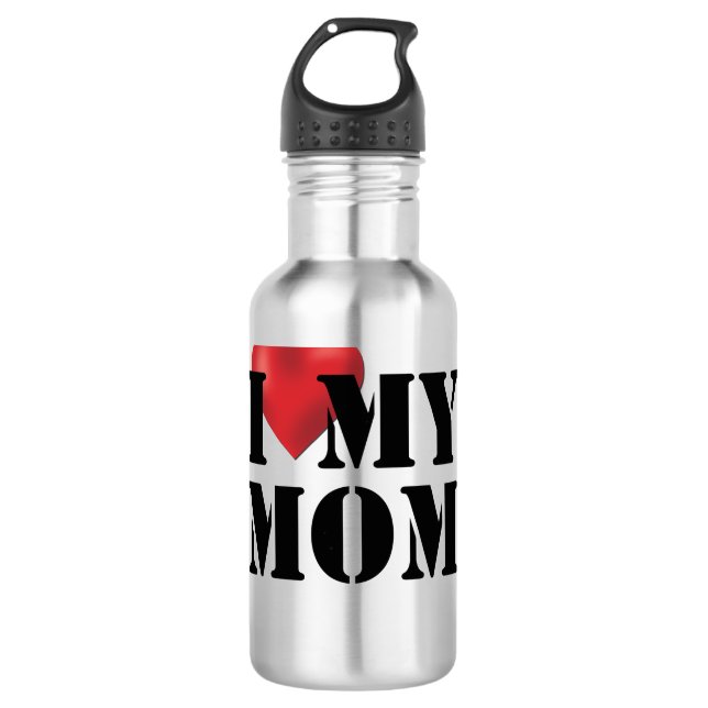 I Love My Mum 710 Ml Water Bottle (Front)