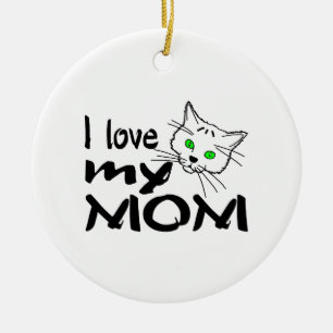 I Love My Mum Ceramic Ornament