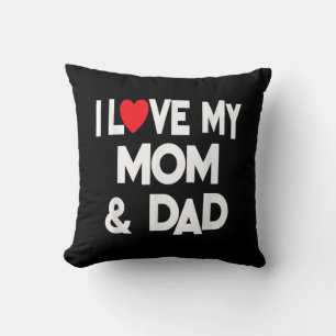 I Love My Mum & Dad - Celebrate Family Mother Fath Cushion
