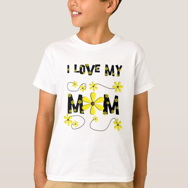 "I Love My Mum" Kids T-Shirt (Front)
