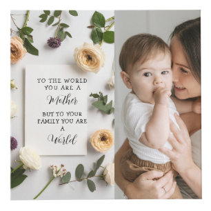 I Love My Mum Mother's day Floral Keepsake Cube