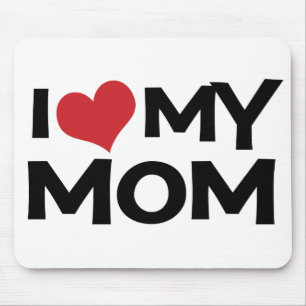 I Love My Mum Mother's Day Mousepad