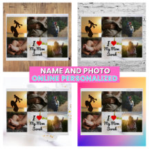 I Love My Mum Photo Collage Mother Modern