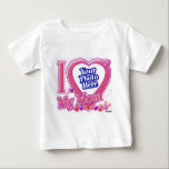 I Love My Mum pink/purple - photo Baby T-Shirt<br><div class="desc">I Love My Mum pink/purple - photo Add your favourite photo to this t-shirt design!</div>