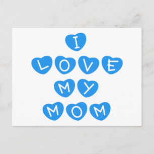 I Love My Mum Postcard