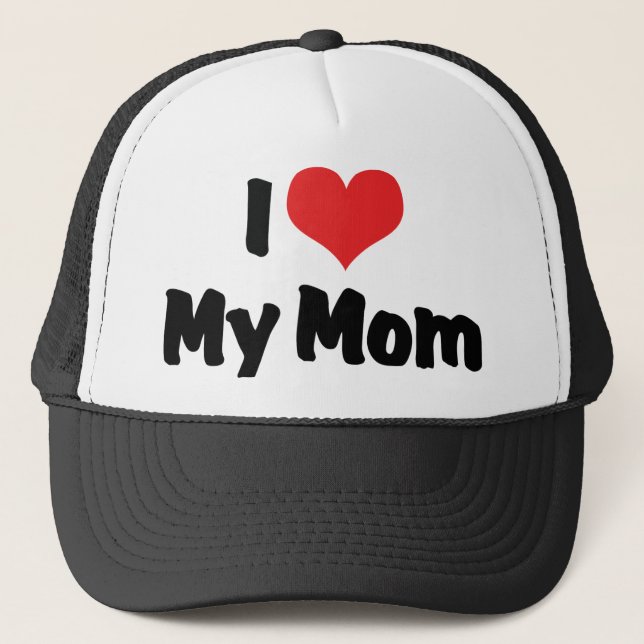 I Love My Mum Trucker Hat (Front)