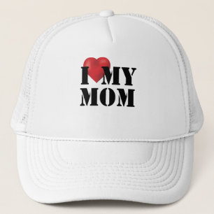 I Love My Mum Trucker Hat