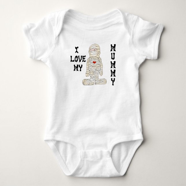 I love my Mummy Baby Bodysuit (Front)