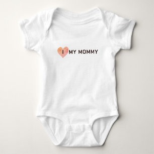 I Love My Mummy Baby Bodysuit