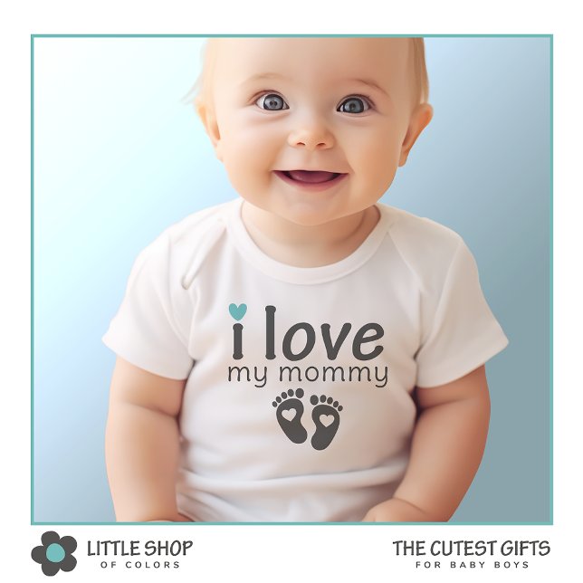 I Love My Mummy Customisable Baby Bodysuit (Creator Uploaded)